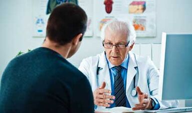 Consultare un medico per una prostatite da parte di un medico